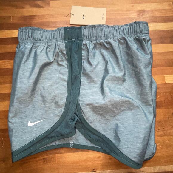 Nike Dri-Fit Tempo Womens Running Shorts deep jungle small - Picture 3 of 9